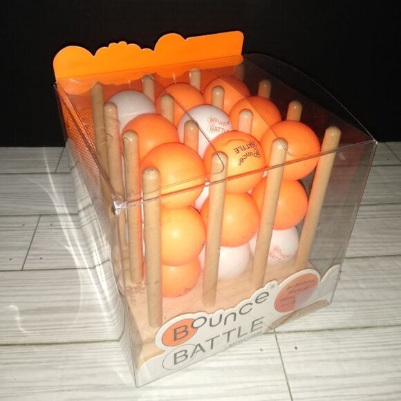 Bounce Battle Wood Edition Game Set/An Addictive Game Of Strategy Skill & Chance - Picture 9 of 9